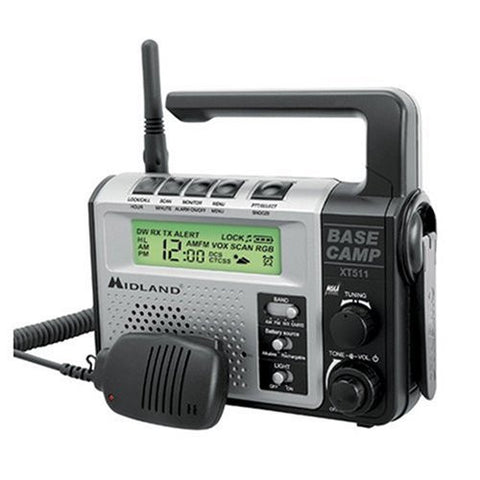 Midland XT511 GMRS Two-Way Emergency Crank Radio